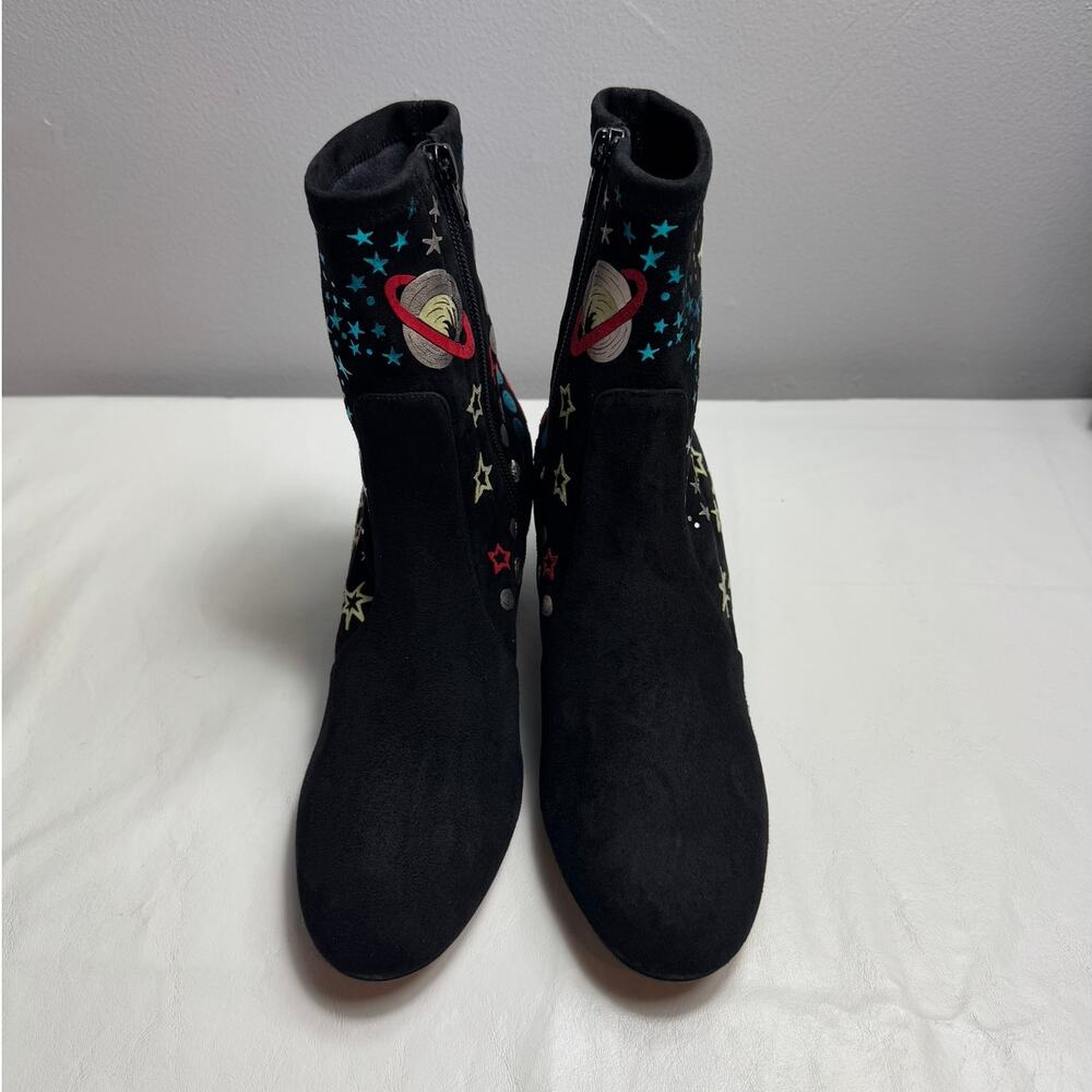 Valentino Garavani 'Astro Couture' Booties in Black Suede Women's Size EU 36.5 - Picture 4 of 13